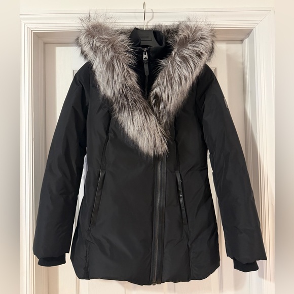 Mackage Jackets & Blazers - Mackage Black Puffer Jacket with Fur Trim